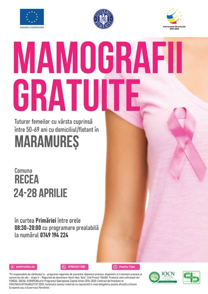 Mamografii gratuite la Recea