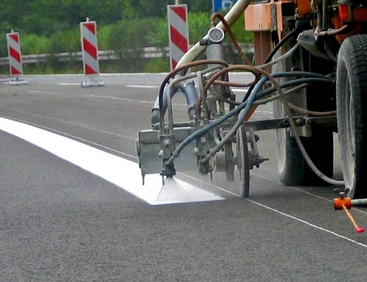 Marcaje rutiere finalizate pe drumurile județene din Alba
