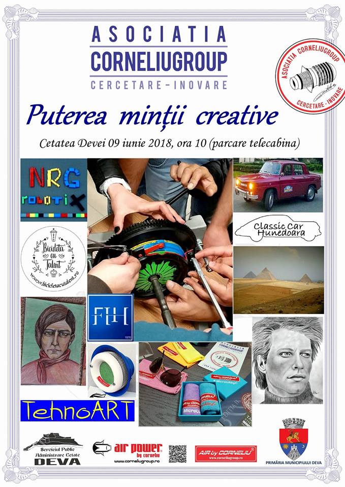 Inventatori, mașini de epocă și roboți, în Piața Cetății din Deva