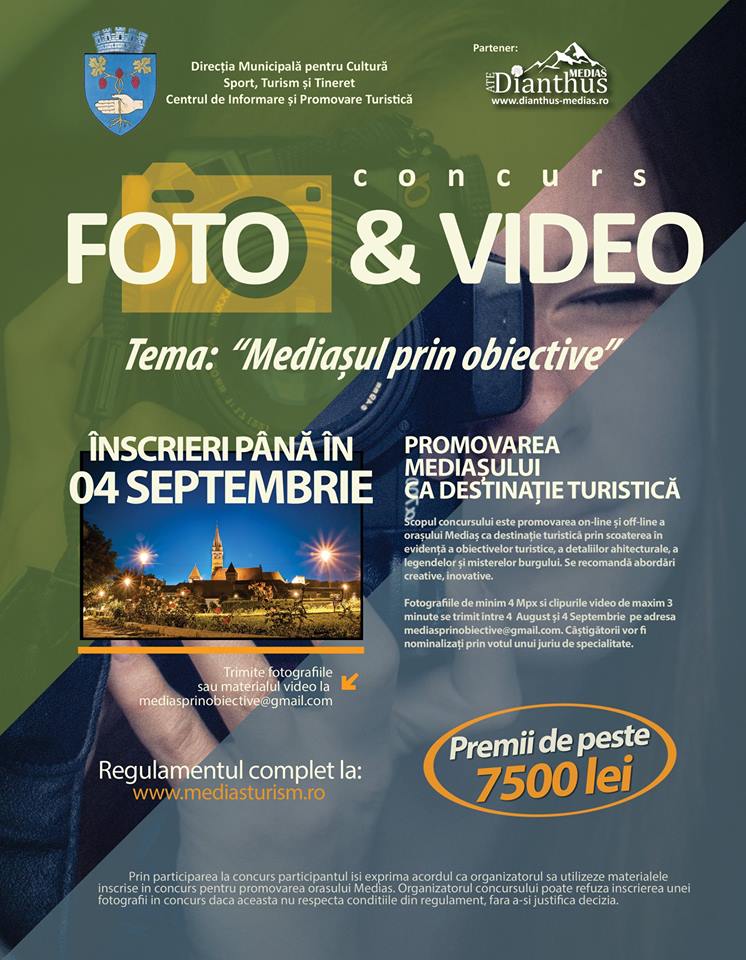 Concurs de fotografie şi film “Mediaşul prin obiective”