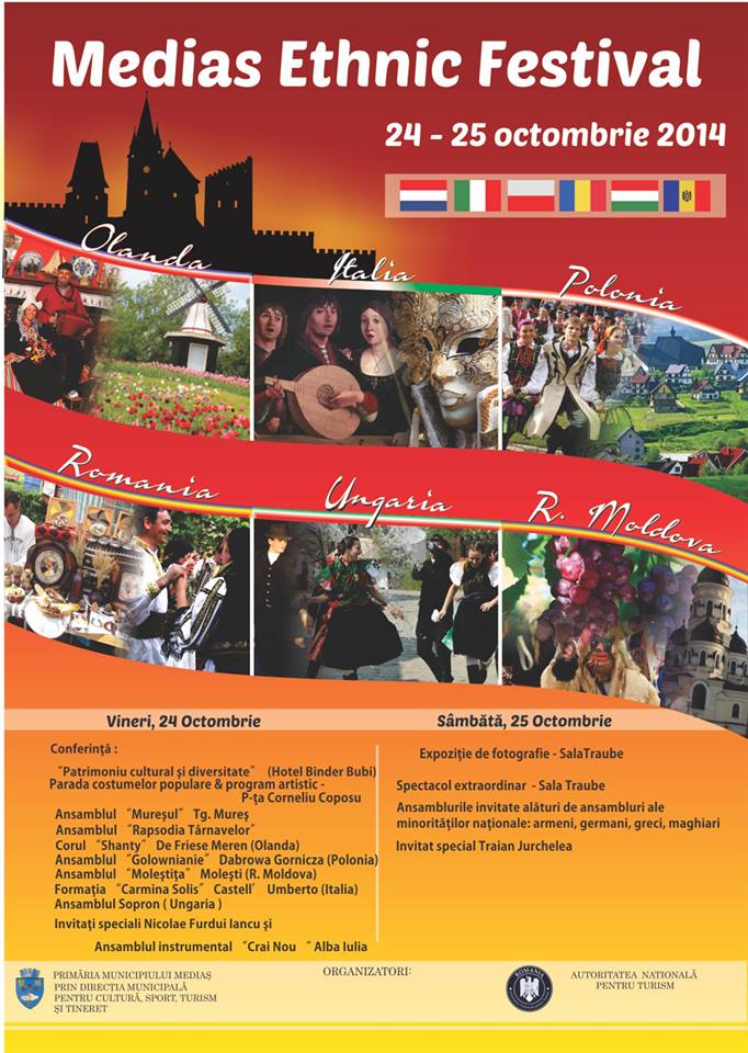 Nicolae Furdui Iancu şi Traian Jurchelea, invitaţi speciali la „Mediaş Ethnic Festival”
