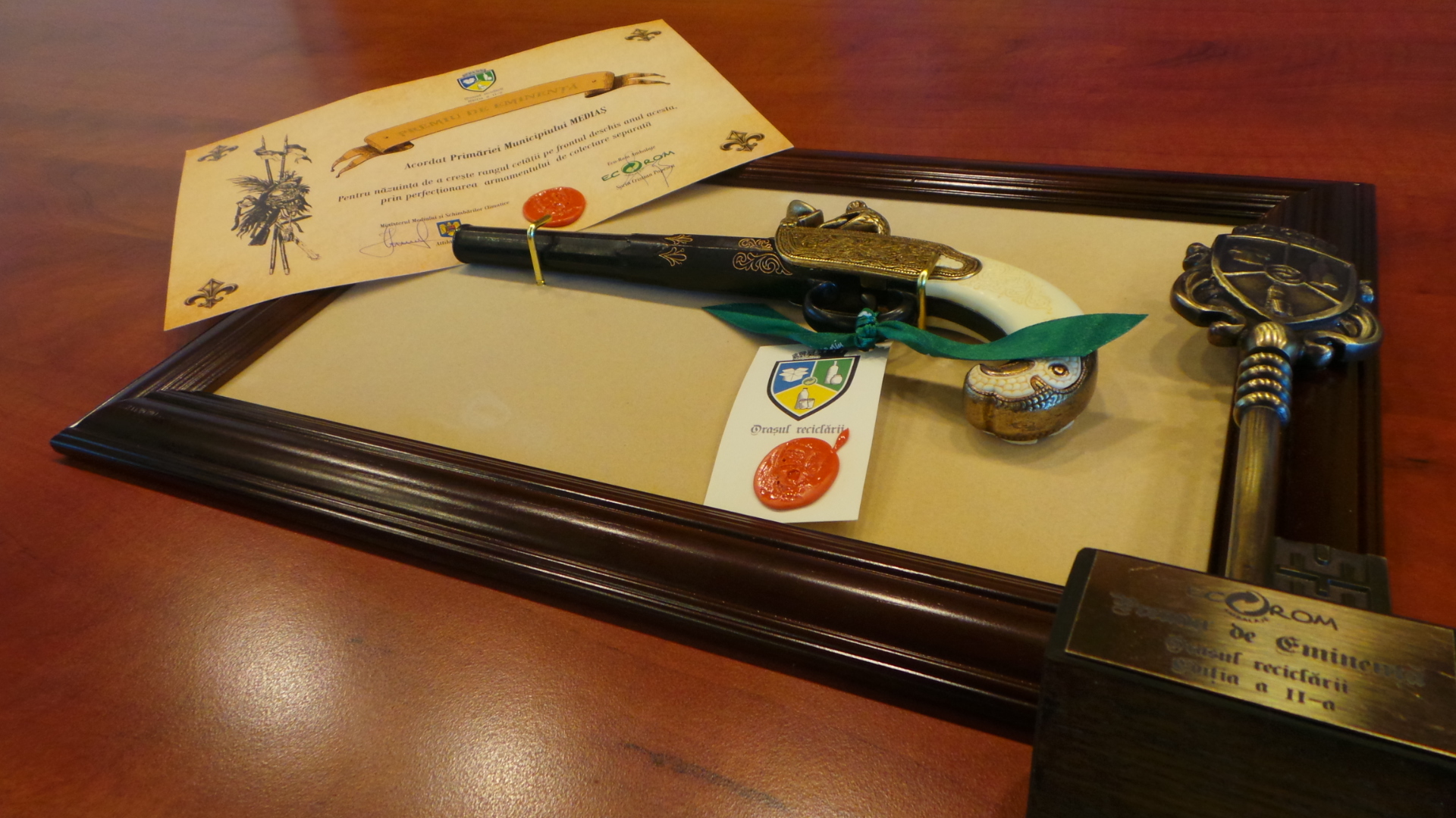 Municipiul Mediaş premiat în cadrul celei de-a doua ediţii a competiţiei intitulate „Oraşul Reciclării“