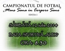 Campionatul de fotbal „Mens sana in corpore sano”
