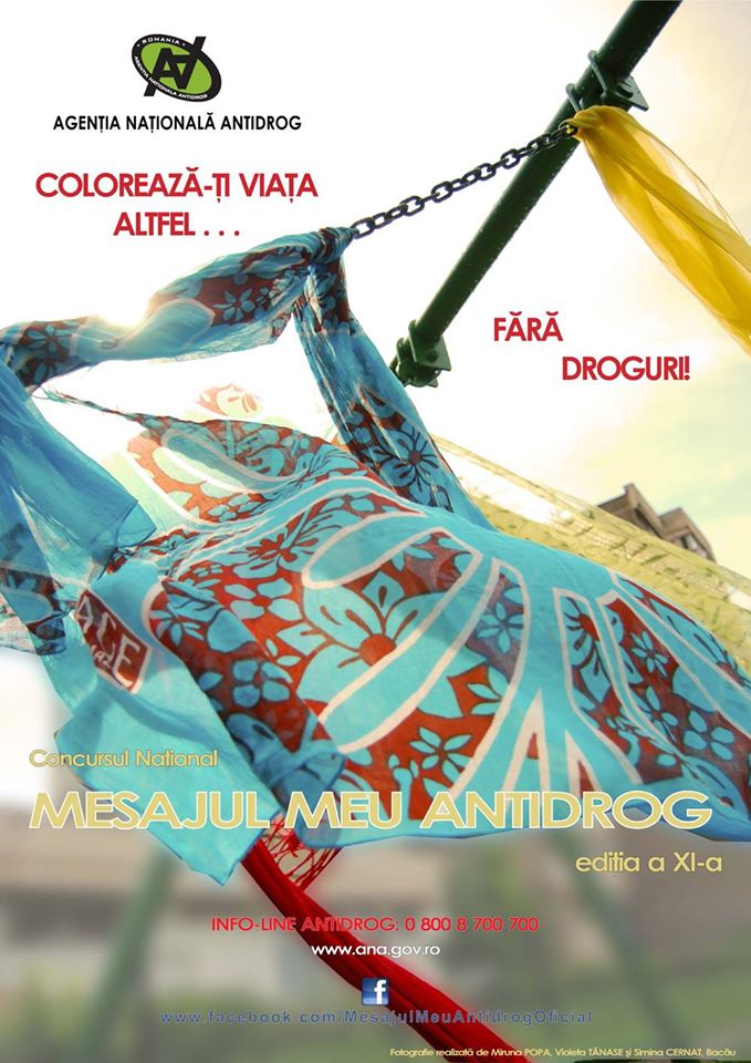 Concursul „Mesajul meu antidrog” a ajuns la ediția a 12-a