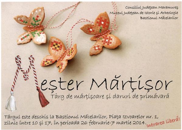 „Meşter Mărţişor” – Târg de mărţişoare şi daruri de primăvară, organizat ]n Baia Mare