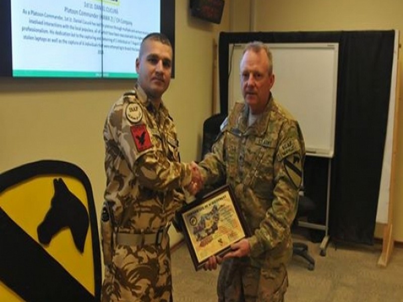 Militar bistriţean, eroul săptămânii în Kandahar