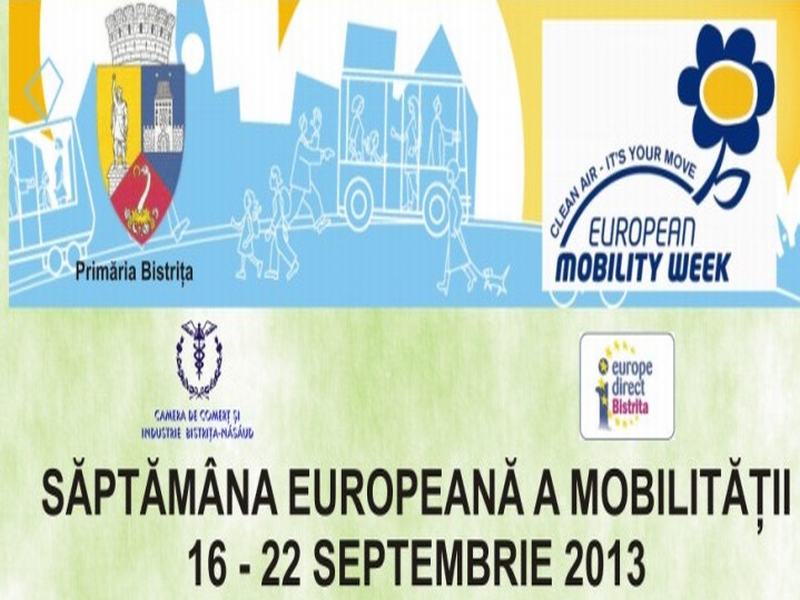 Săptămâna Europeană a Mobilității va fi marcată și la Bistrița