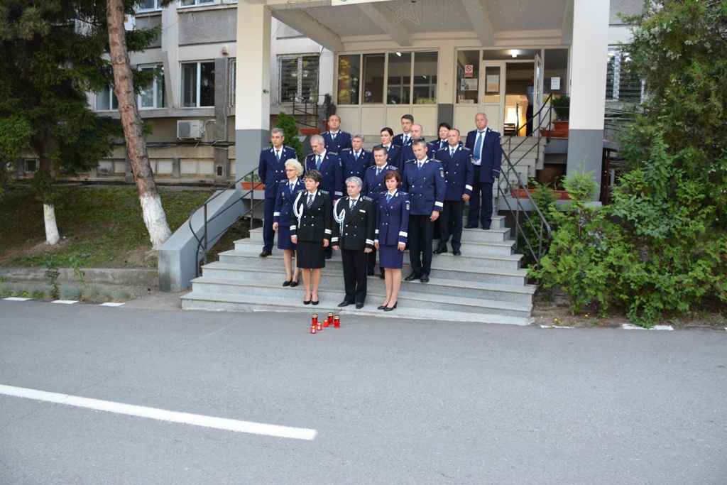 Polițiștii sălăjeni, alături de eroul Sorin Vezeteu