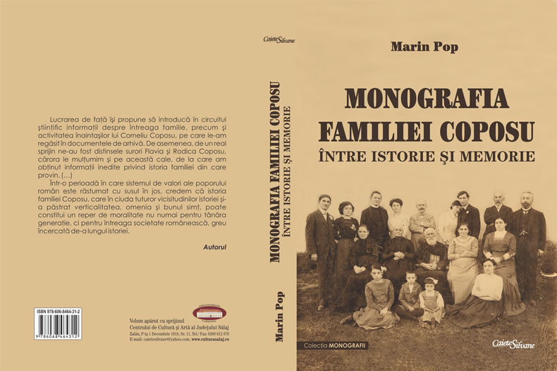Monografia familiei Coposu, carte scrisă de Marin Pop, va fi lansată la Oradea