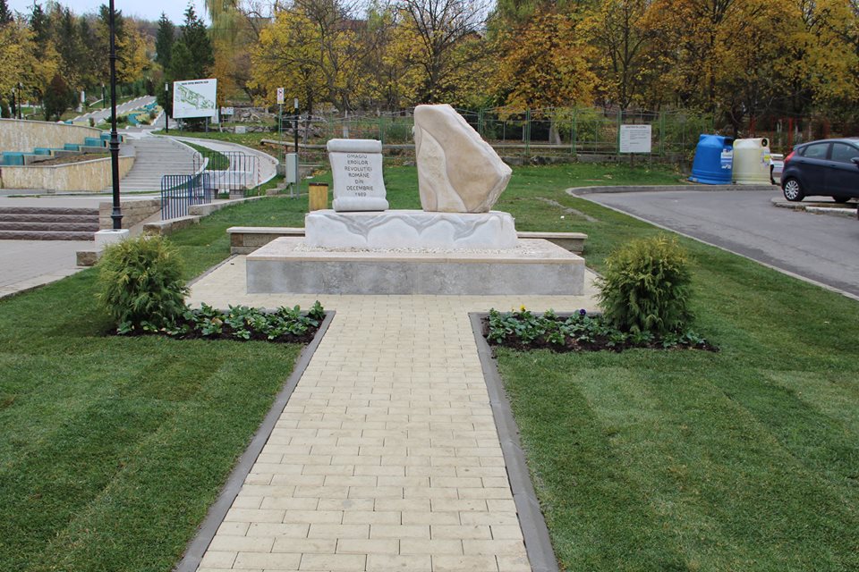 Monument nou amplasat în Parcul Municipal din Zalău