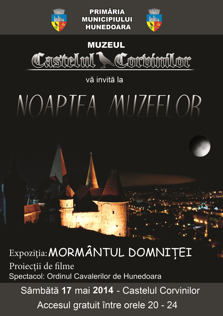 Noaptea Muzeelor la Castelul Corvinilor din Hunedoara