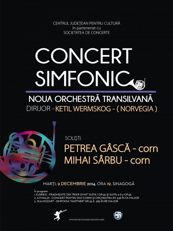 Marţi, Noua Orchestră Transilvană va susţine un concert simfonic la Sinagoga Bistriţa