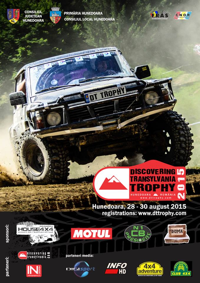 Competiția de offroad „Discovering Transylvania Trophy” se va desfășura în județul Hunedoara, în perioada 28-30 august