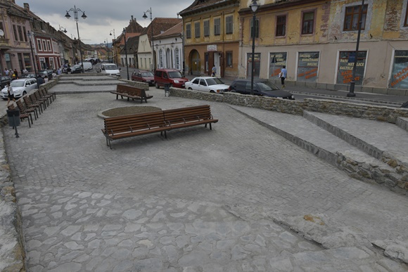 Sibiu: Strada 9 Mai, a patra investiţie majoră în Oraşul de Jos în ultimii doi ani