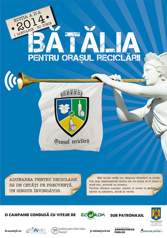 Municipiul Deva s-a înscris din nou în competiția „Oraşul Reciclării”