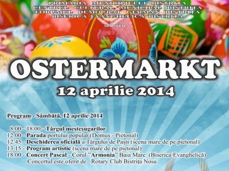 Programul Târgului de Paști ,,Ostermarkt”
