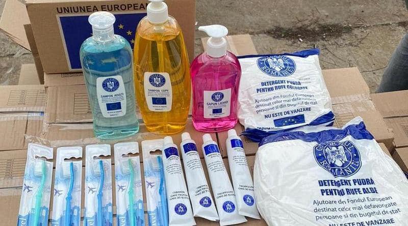 A început o nouă distribuire de pachete de igienă în județul Bistrița-Năsăud