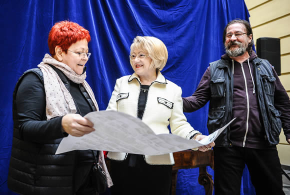 Artiștii Lia și Dan Perjovschi, ambasadori ai Sibiului
