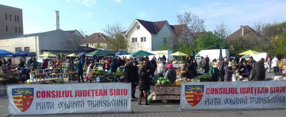 Piața Volantă Transilvania 2.0 la punctul de start (Sibiu, sâmbătă, 20 mai)