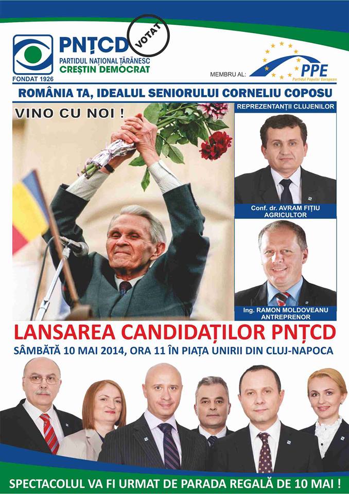 ELECTORAL: ”PNȚCD Cluj, nu e important pentru PNȚCD București”