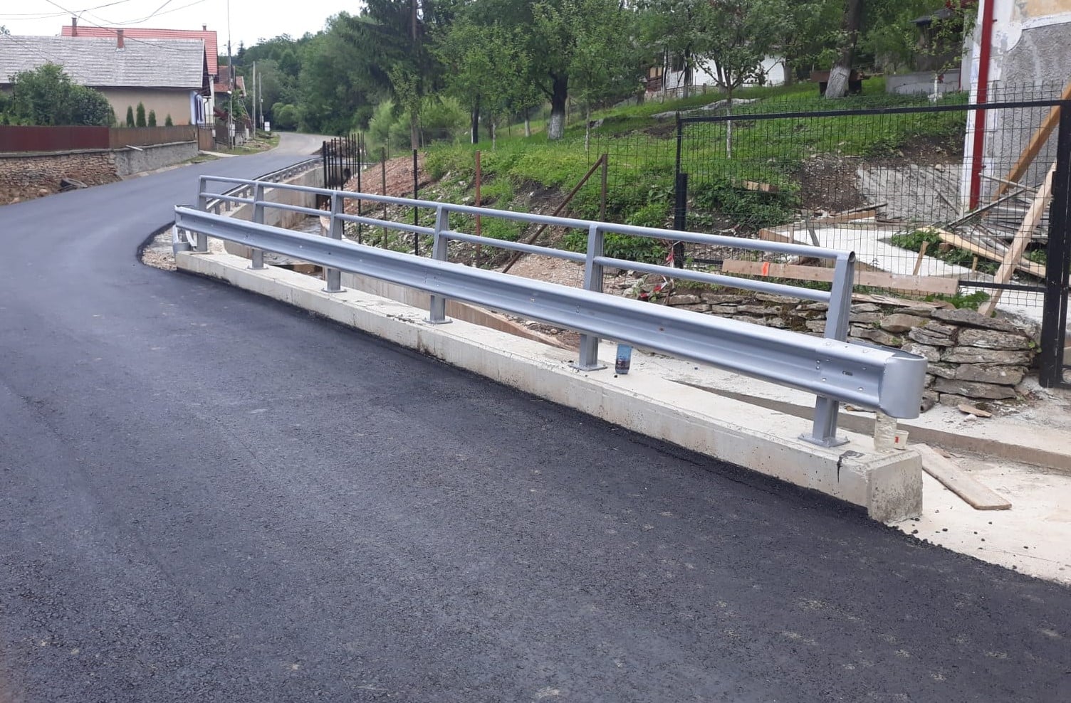 Consiliul Județean Cluj a finalizat construcția podului din localitatea Văleni