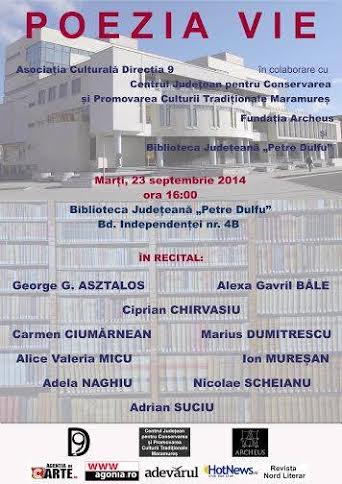 Programul activităților programate la Biblioteca „Petre Dulfu” din Baia Mare, în săptămâna 22-26 septembrie