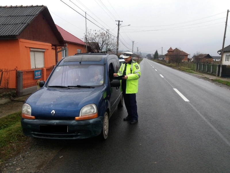 Acțiuni ale polițiștilor din Beclean