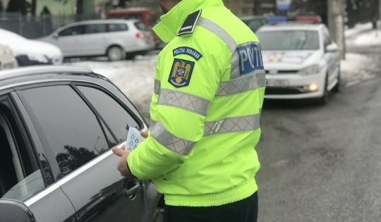 Șofer depistat fără permis la Lunca Ilvei