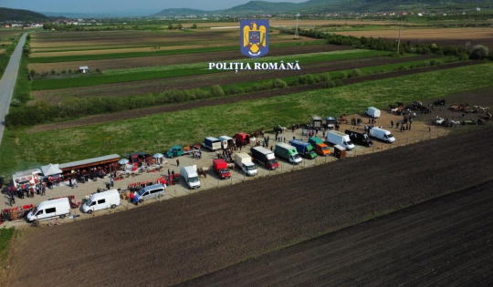 Acțiune a polițiștilor bistrițeni la un târg de cabaline