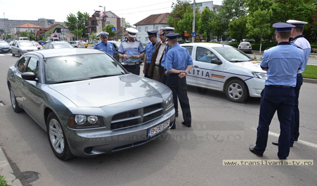 Șoferi vitezomani, amendați de polițiștii sătmăreni