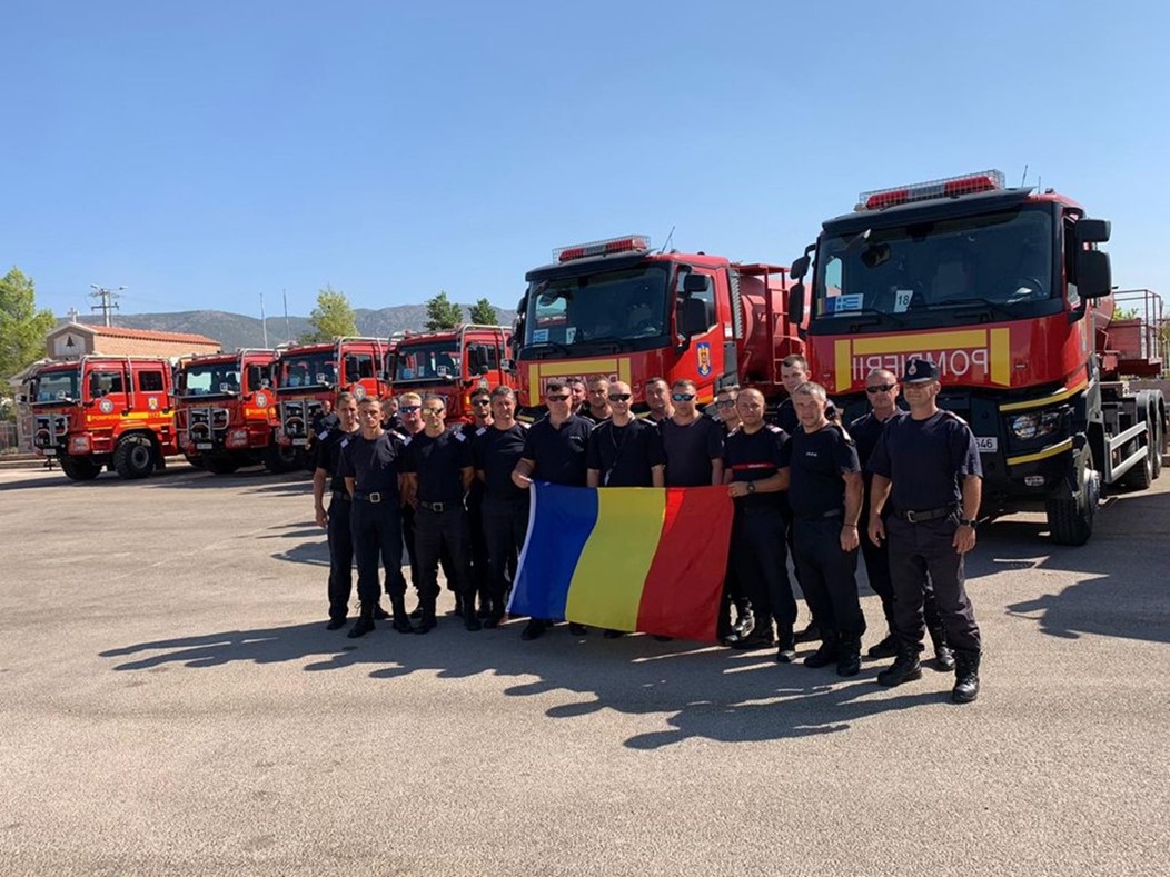 Cei 17 pompieri salvatori bihoreni plecați în misiune în Grecia s-au întors acasă