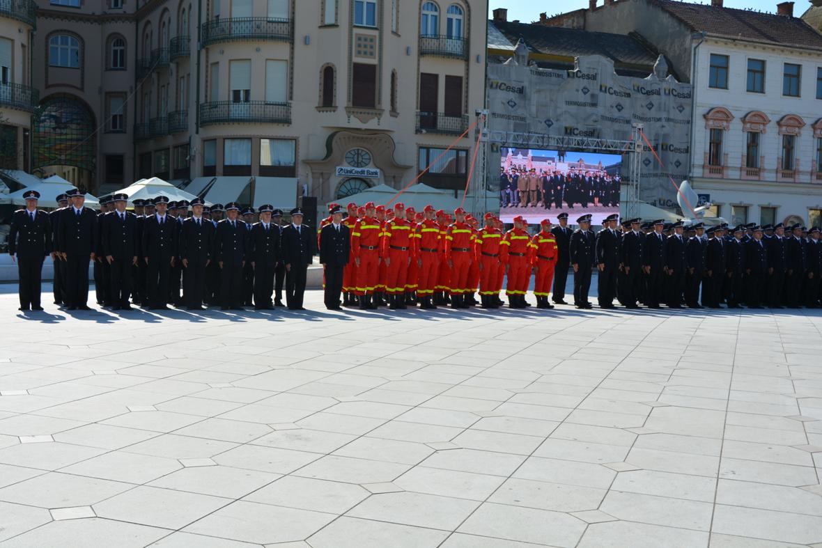 Pompierii militari bihoreni vor fi prezenţi la “Lansarea Imnului Vieţii”