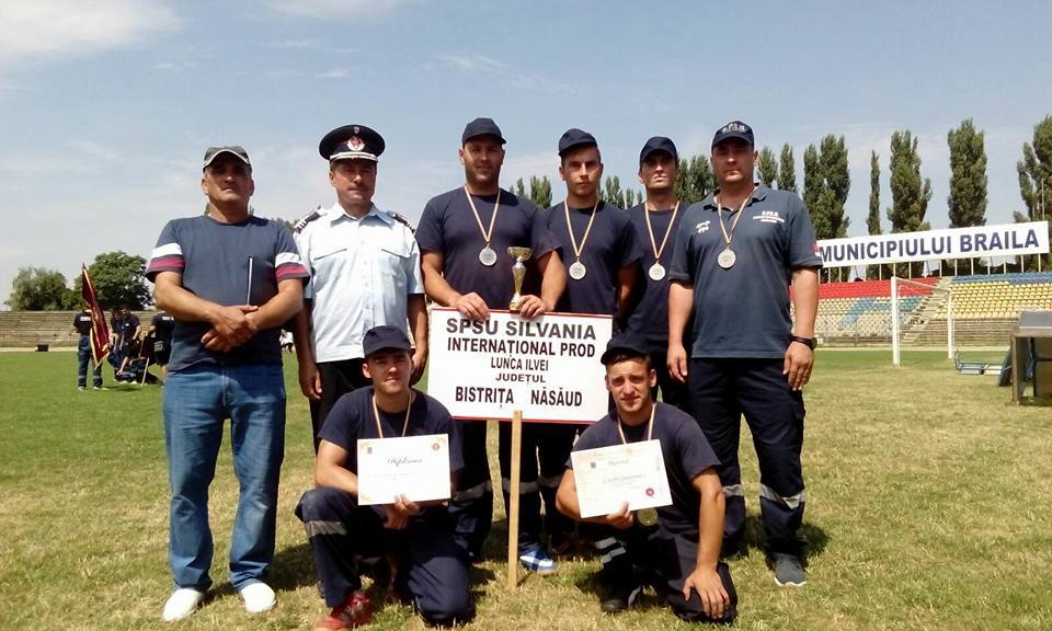 Performanţă de excepţie pentru pompierii voluntari de la S.P.S.U. „Silvania Internaţional” Lunca Ilvei