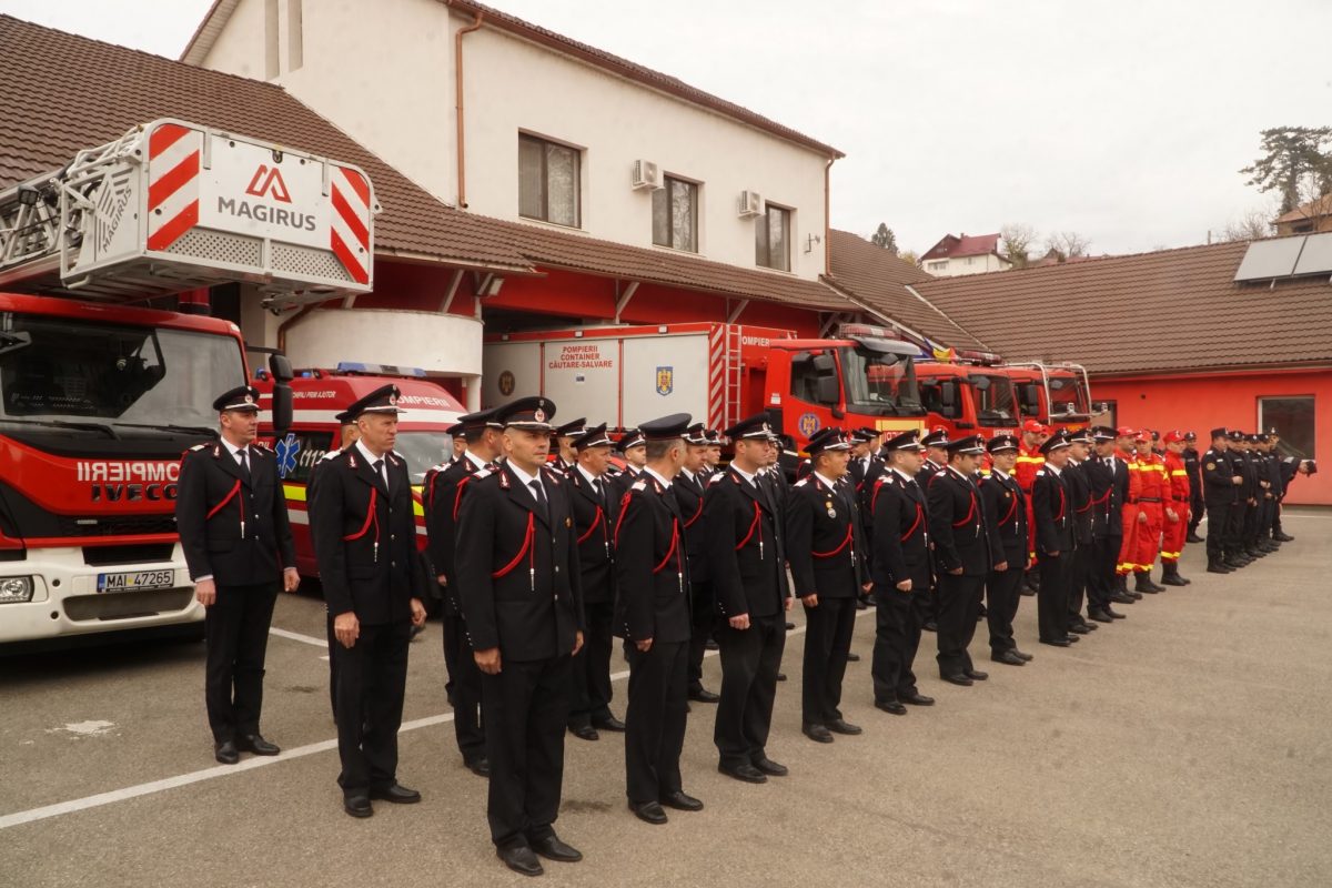30 de ani de la înființarea Secției de Pompieri Năsăud