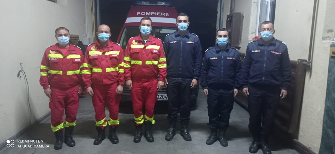 Misiune de salvare desfășurată de pompierii salontani la sediul subunității
