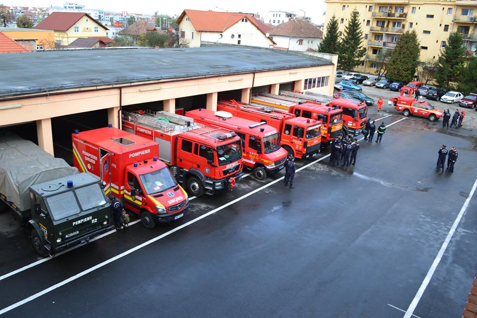 Pompierii sibieni pregătiți să intervină în perioada minivacanţei de Revelion
