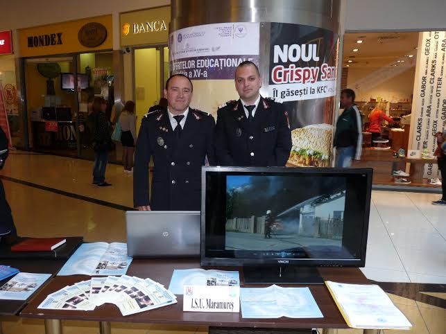 Pompierii maramureșeni, la Târgului Ofertelor Educaționale