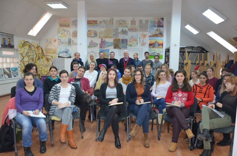 Prefectul Anton Rohian le propune elevilor de la Liceul de Arte Baia Mare să picteze portretul episcopului Mihail Pavel, ca temă pentru atestat