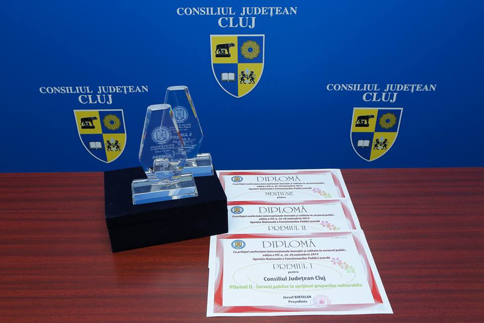 Premii naţionale pentru calitate şi inovaţie acordate CJ Cluj