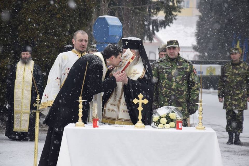 Cristian Ioan Marțian, noul preot militar al Garnizoanei Bistriţa
