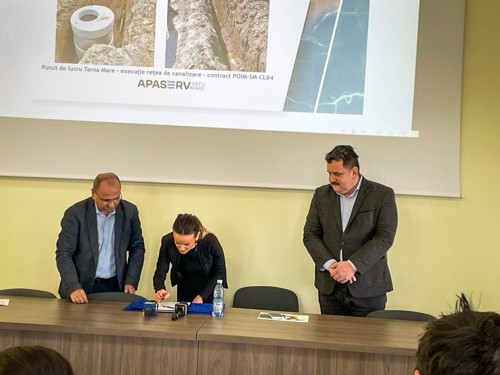 Proiectul regional de dezvoltare a infrastructurii de apă și apă uzată din județul Satu Mare