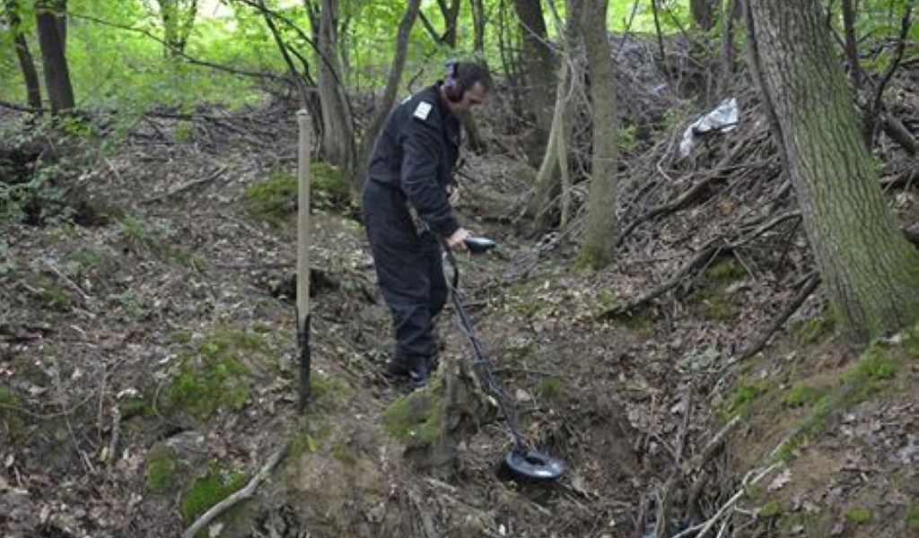 Muniţie neexplodată, găsită în Treznea