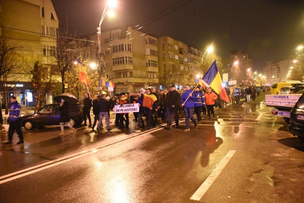 Jandarmeria Maramureş mulţumeşte băimărenilor și sighetenilor pentru modul civilizat în care s-au comportat la protestele din ultimele zile!