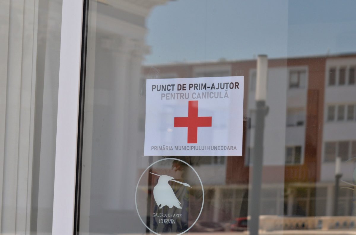 Punctele de prim-ajutor amenajate în municipiul Hunedoara rămân funcţionale