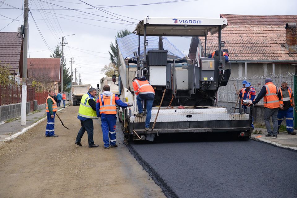 Lucrări de reabilitare a străzilor din Turda