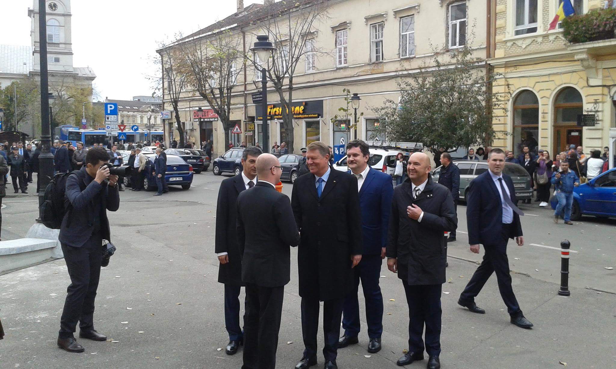 Preşedintele României, Klaus Iohannis, în vizită la Satu Mare