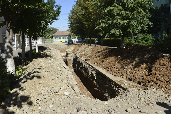 Stadiul lucrărilor de modernizare şi extindere a reţelelor de apă şi canalizare în municipiul Sibiu
