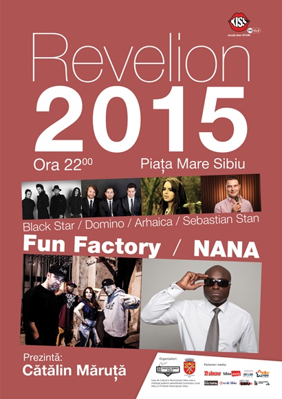Revelion 2015 organizat de Primăria Sibiu