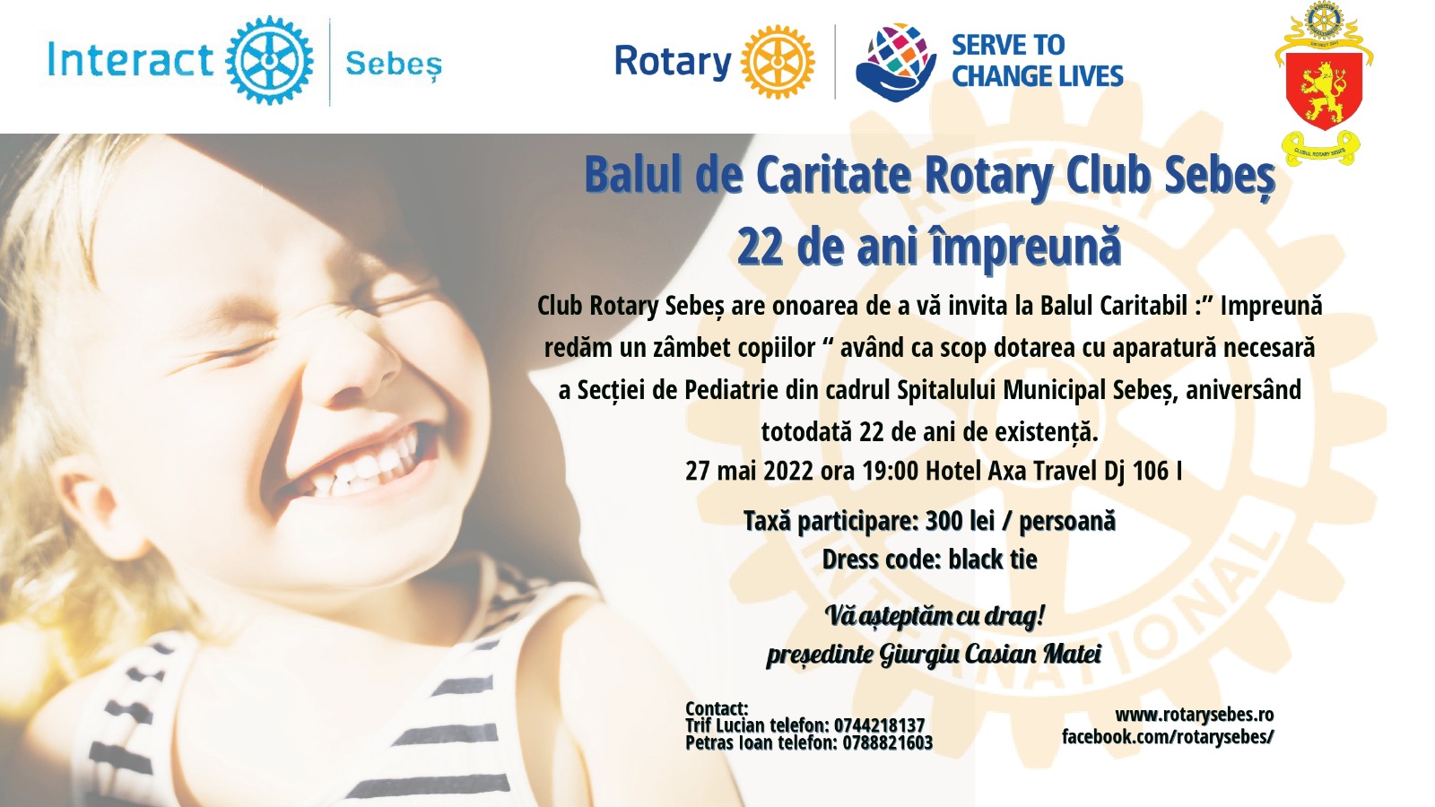 Clubul Rotary Sebes cumpara aparatura medicala pentru copii!