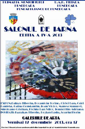 Expoziția „Salonul de Iarnă” va fi vernisată la Galeria de Arte Hunedoara în data de 17 decembrie